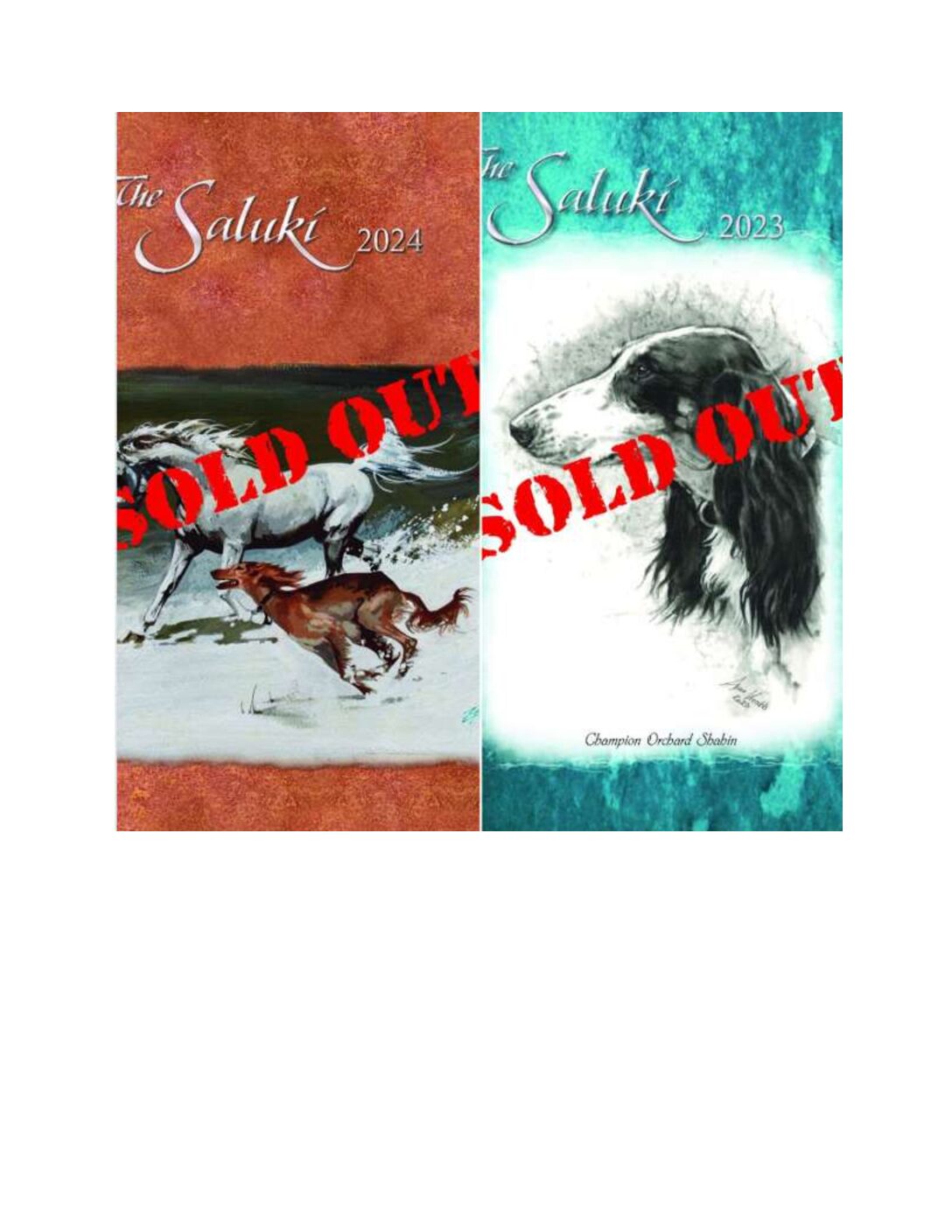 The Saluki spring magazine sold out